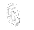 KitchenAid KSCS23FTBT02 refrigerator liner parts diagram