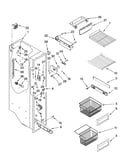 Freezer liner parts