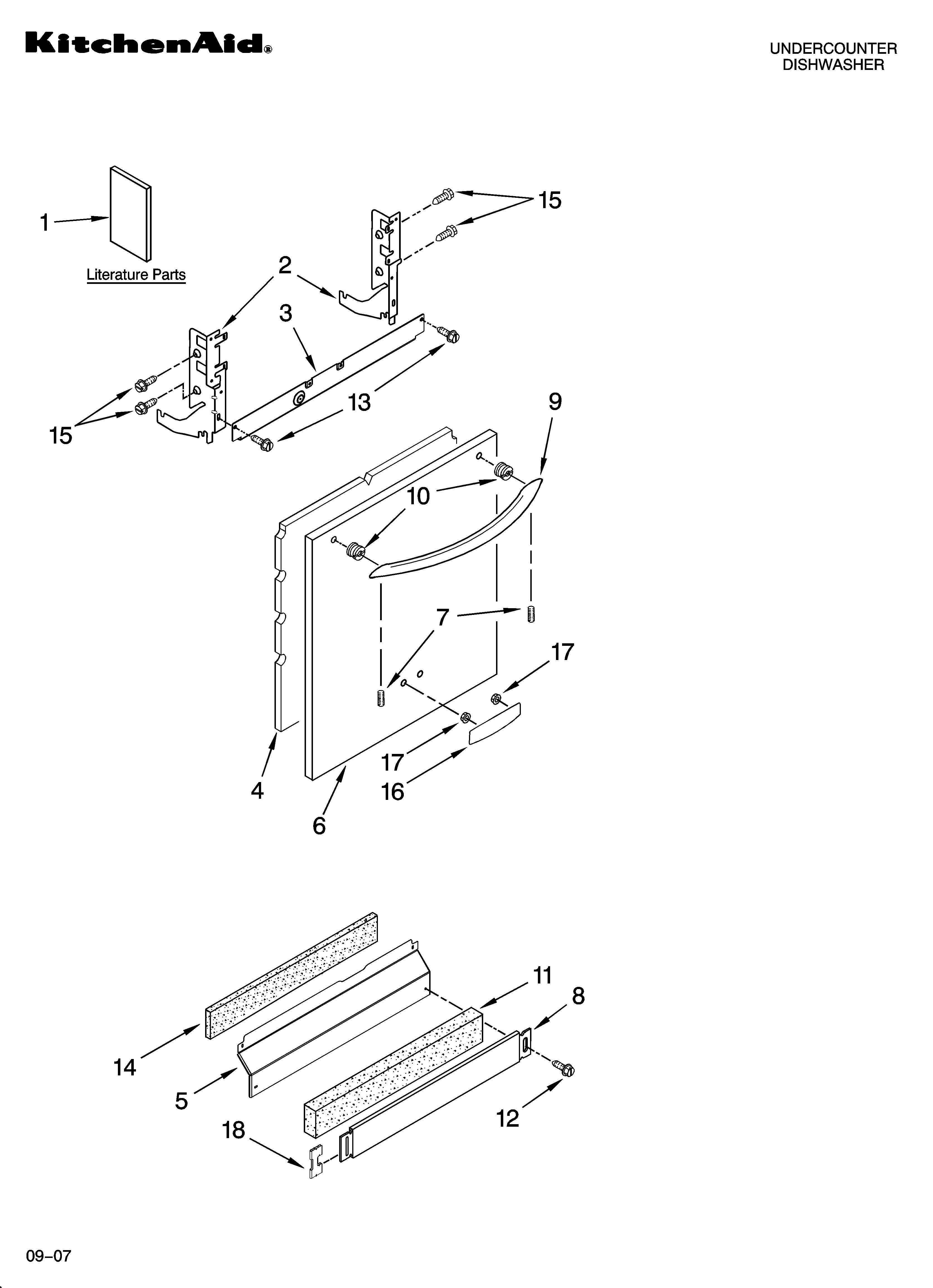 Door and panel parts