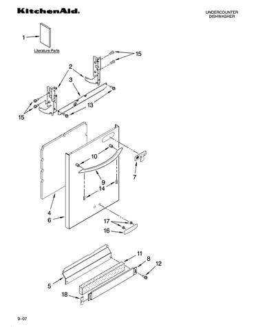 Door and panel parts