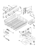 Upper rack and track parts