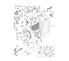 Whirlpool WGD9600TW0 cabinet parts diagram