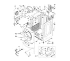 Whirlpool YWED9200SQ0 cabinet parts diagram
