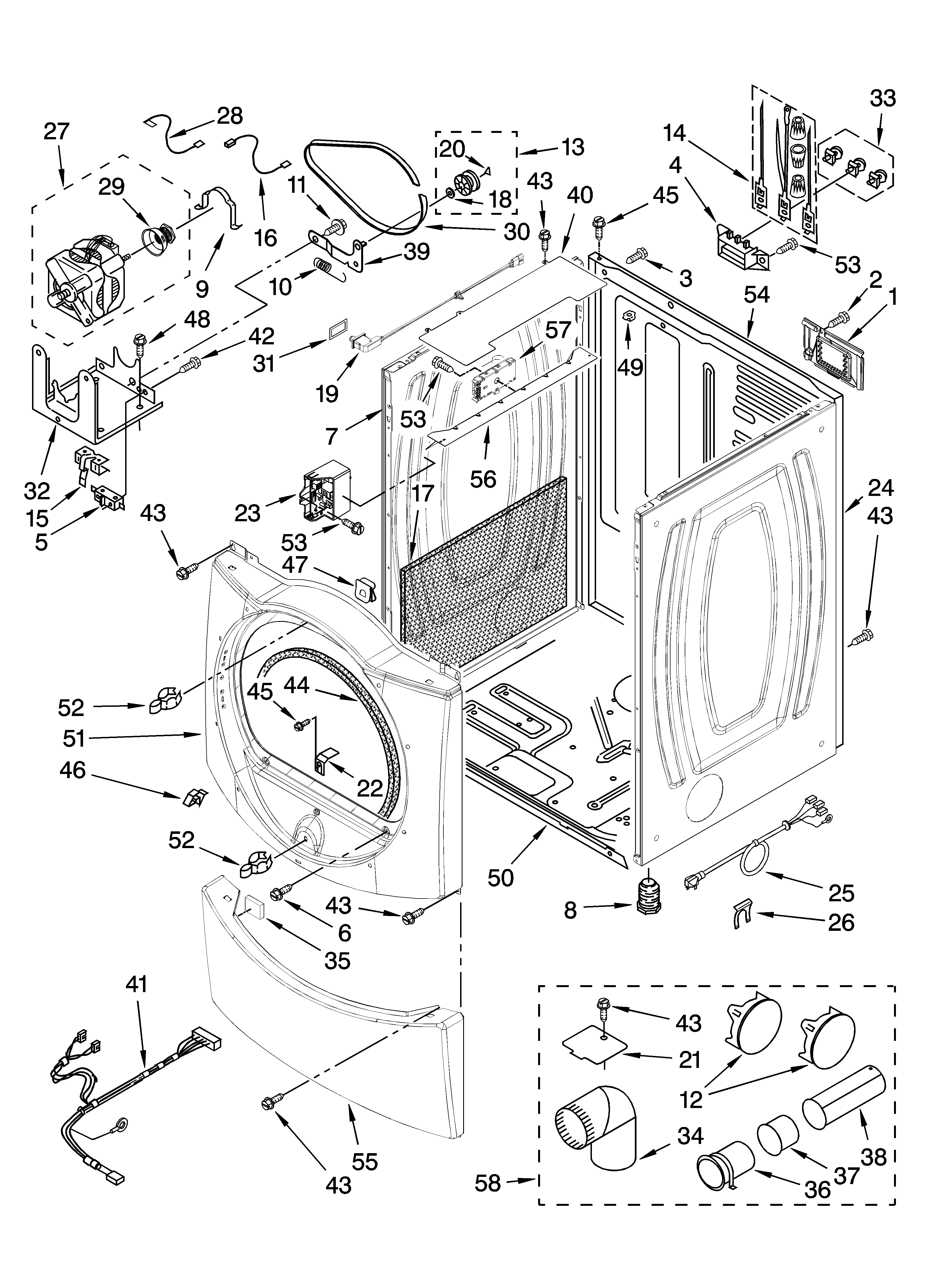 Cabinet parts