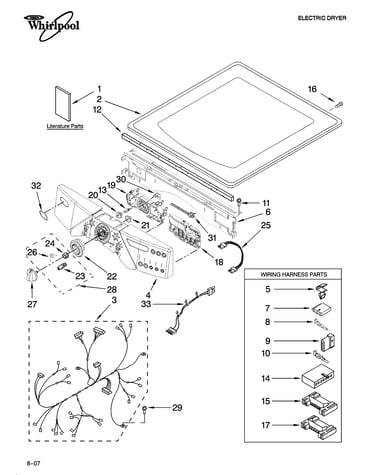 Top and console parts