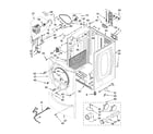 Whirlpool YWED9400SW0 cabinet parts diagram