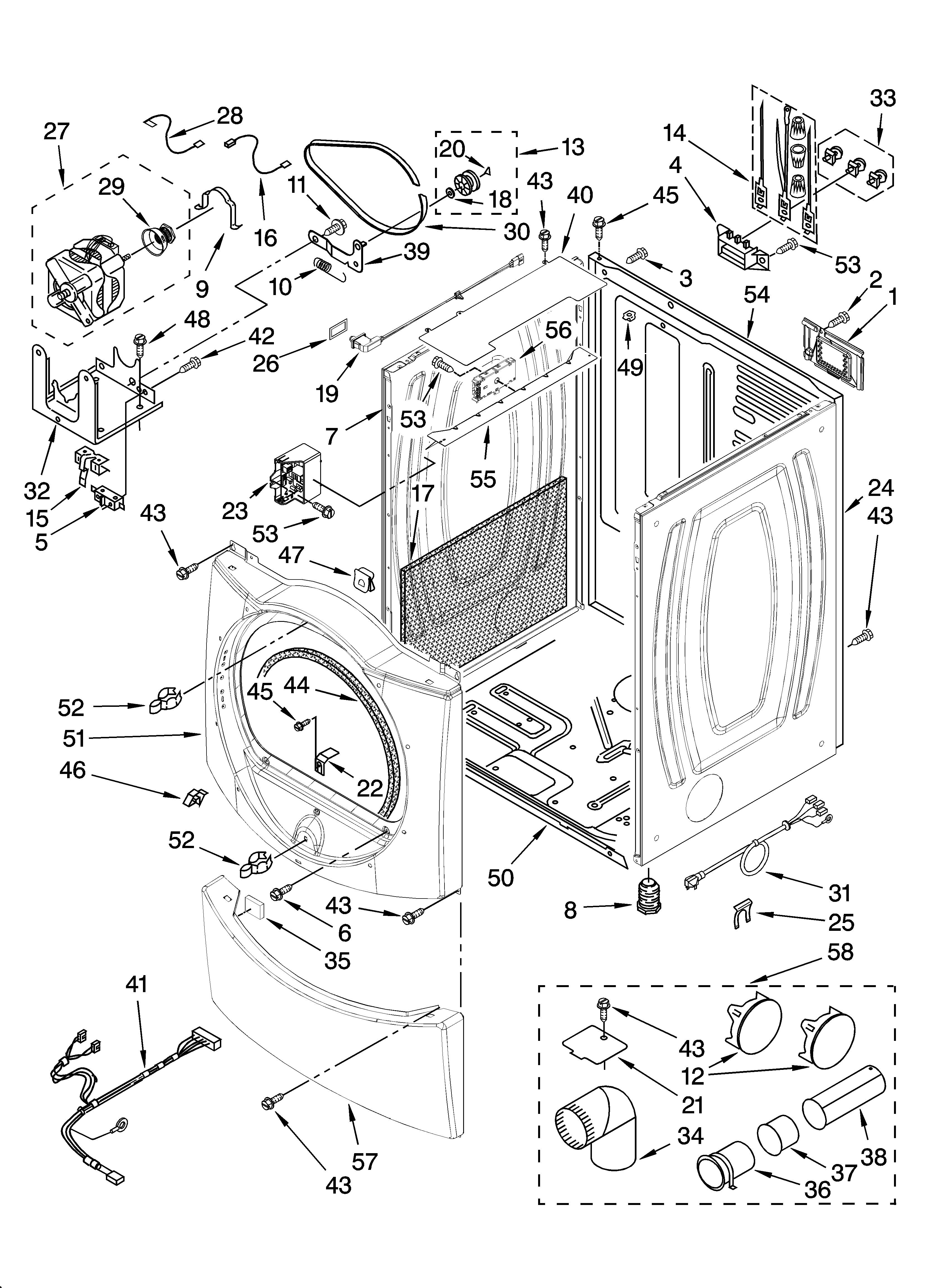 Cabinet parts