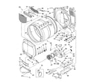 Whirlpool YWED9400SU0 bulkhead parts diagram
