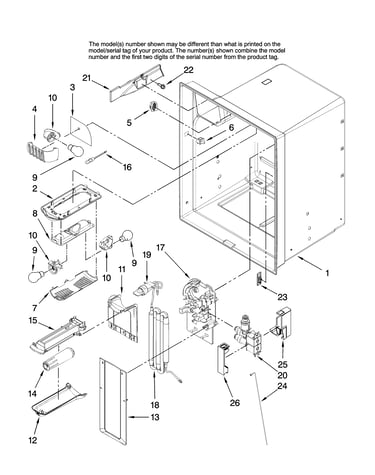 Refrigerator liner parts