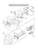 Motor and ice container parts