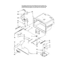 Amana AFI2538AEW12 freezer liner parts diagram