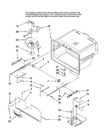 Freezer liner parts