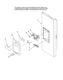 Dispenser front parts