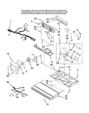 Unit parts, optional parts (not included)