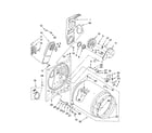Maytag MED5900TW0 bulkhead parts, optional parts (not included) diagram