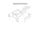 Maytag MGRH865QDW10 drawer and rack parts, optional parts (not included) diagram