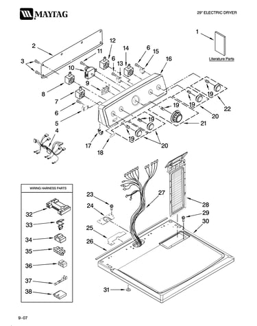 Top and console parts