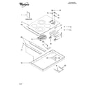 Whirlpool GJC3054RP03 cooktop parts, optional parts diagram