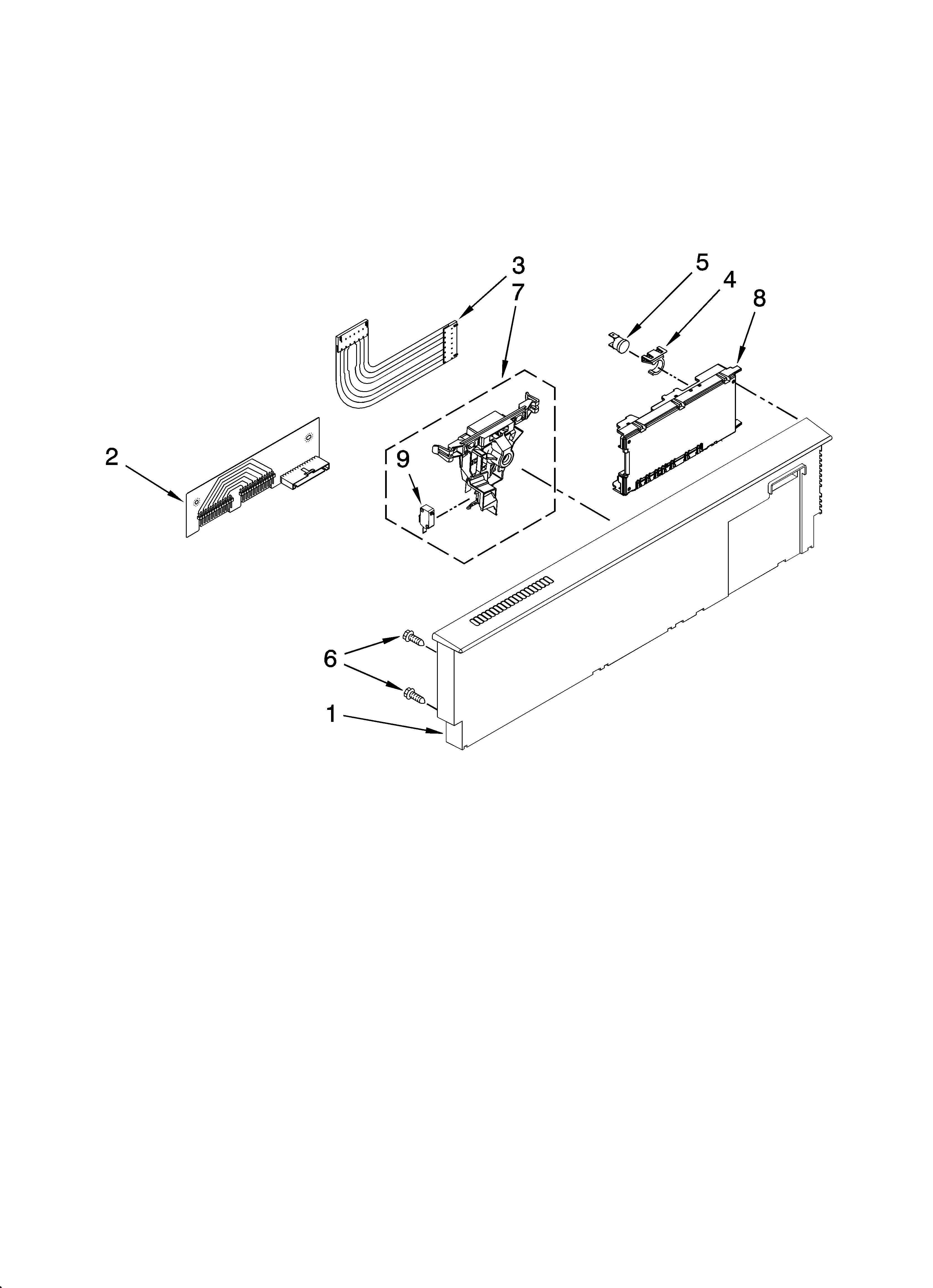Control panel parts
