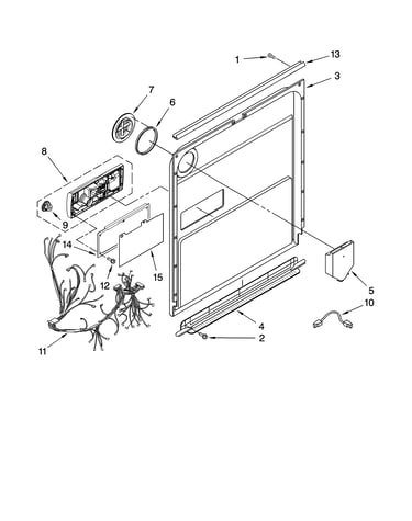 Door and latch parts