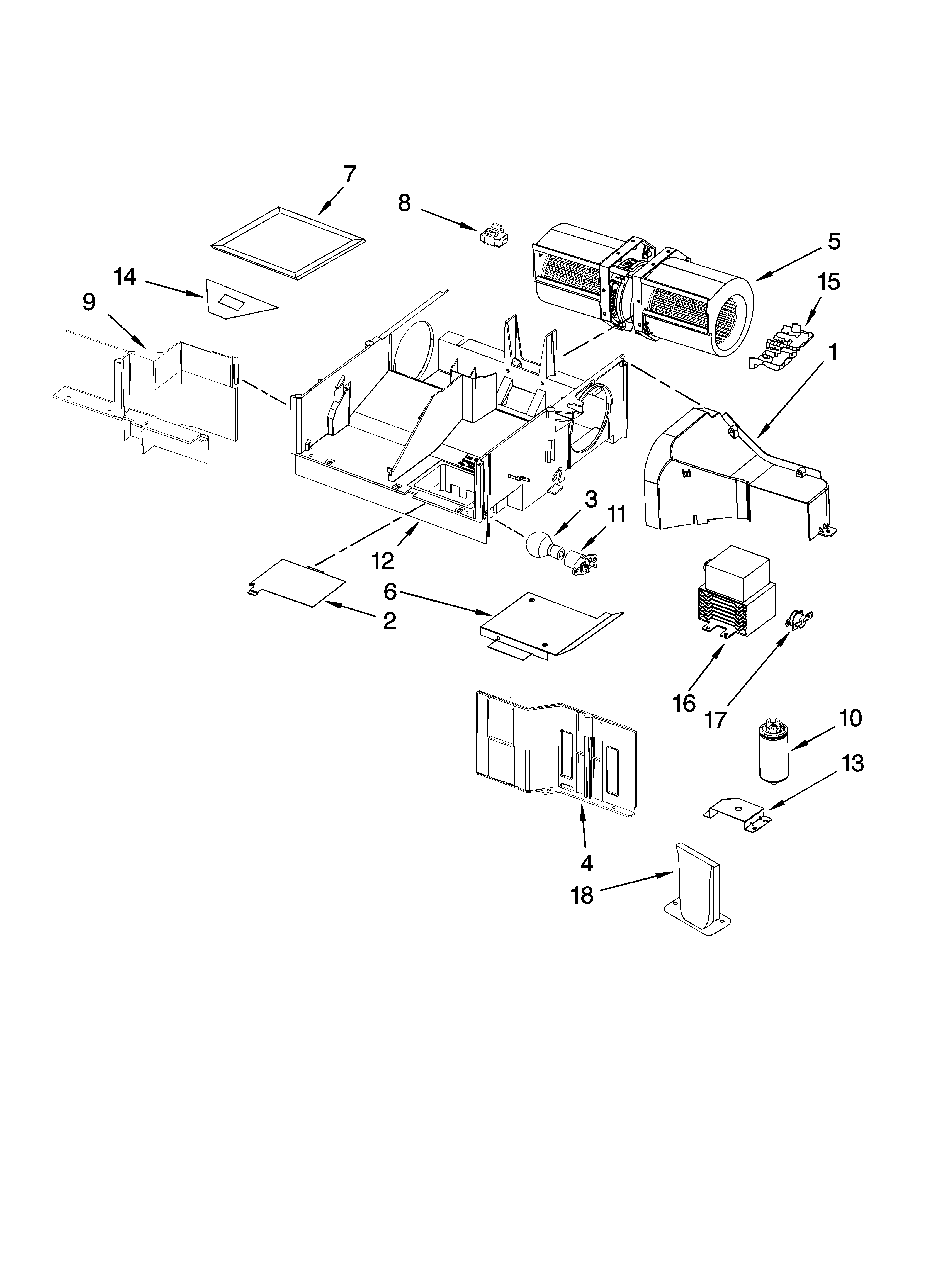 Air flow parts