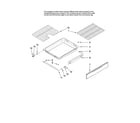 Amana AGR5725RDW12 drawer and rack parts, optional parts (not included) diagram