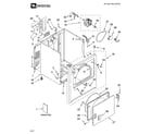 Maytag MED5600TQ1 cabinet parts diagram