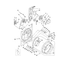 Maytag MED5600TQ1 bulkhead parts, optional parts (not included) diagram
