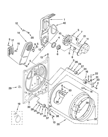 Bulkhead parts, optional parts (not included)