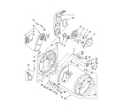 Maytag MED5640TQ1 bulkhead parts, optional parts (not included) diagram