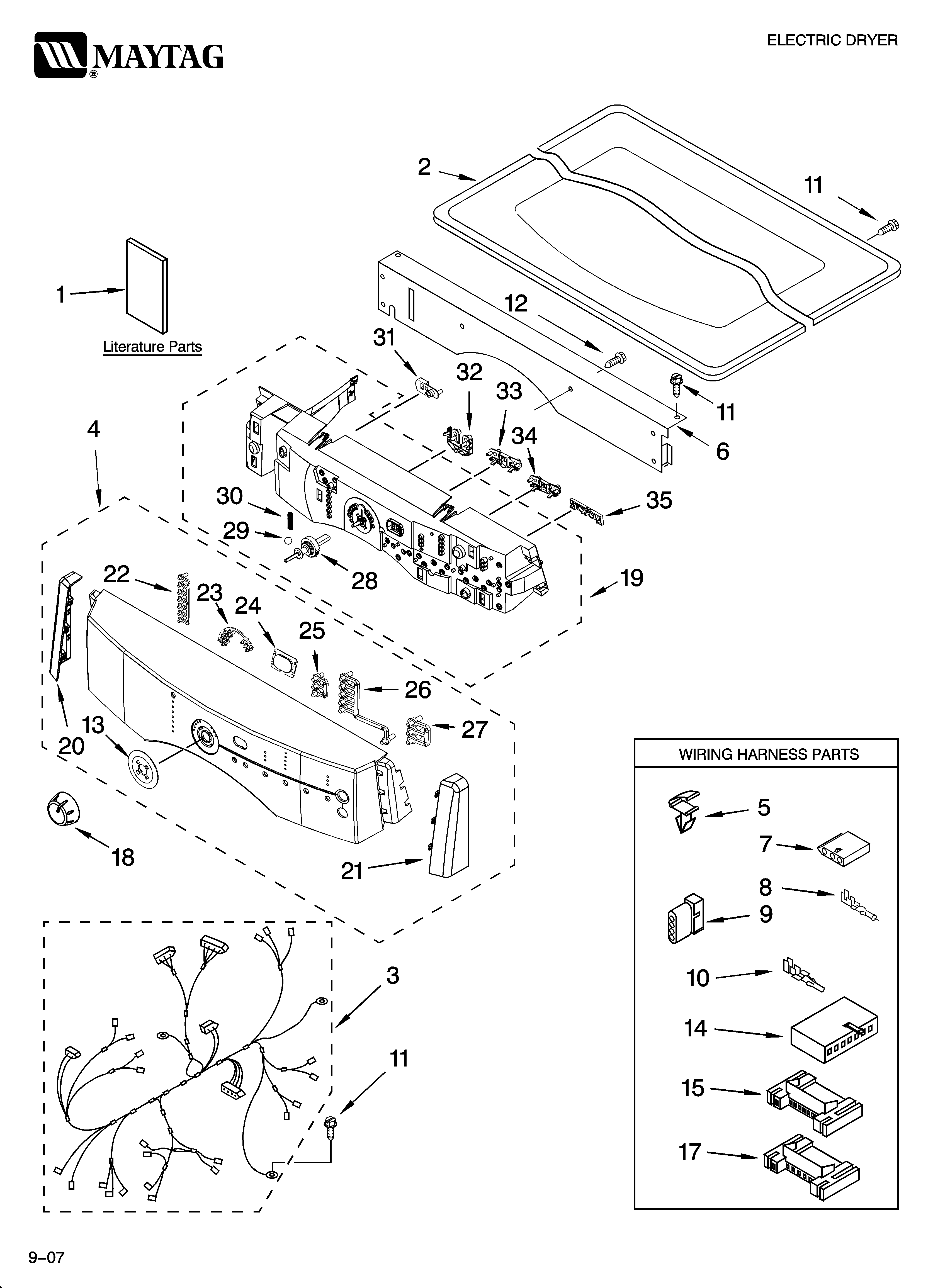 TOP AND CONSOLE PARTS