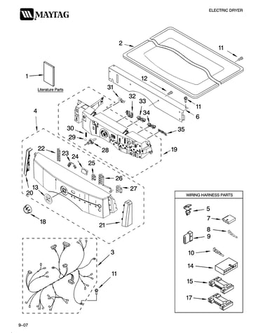 Top and console parts