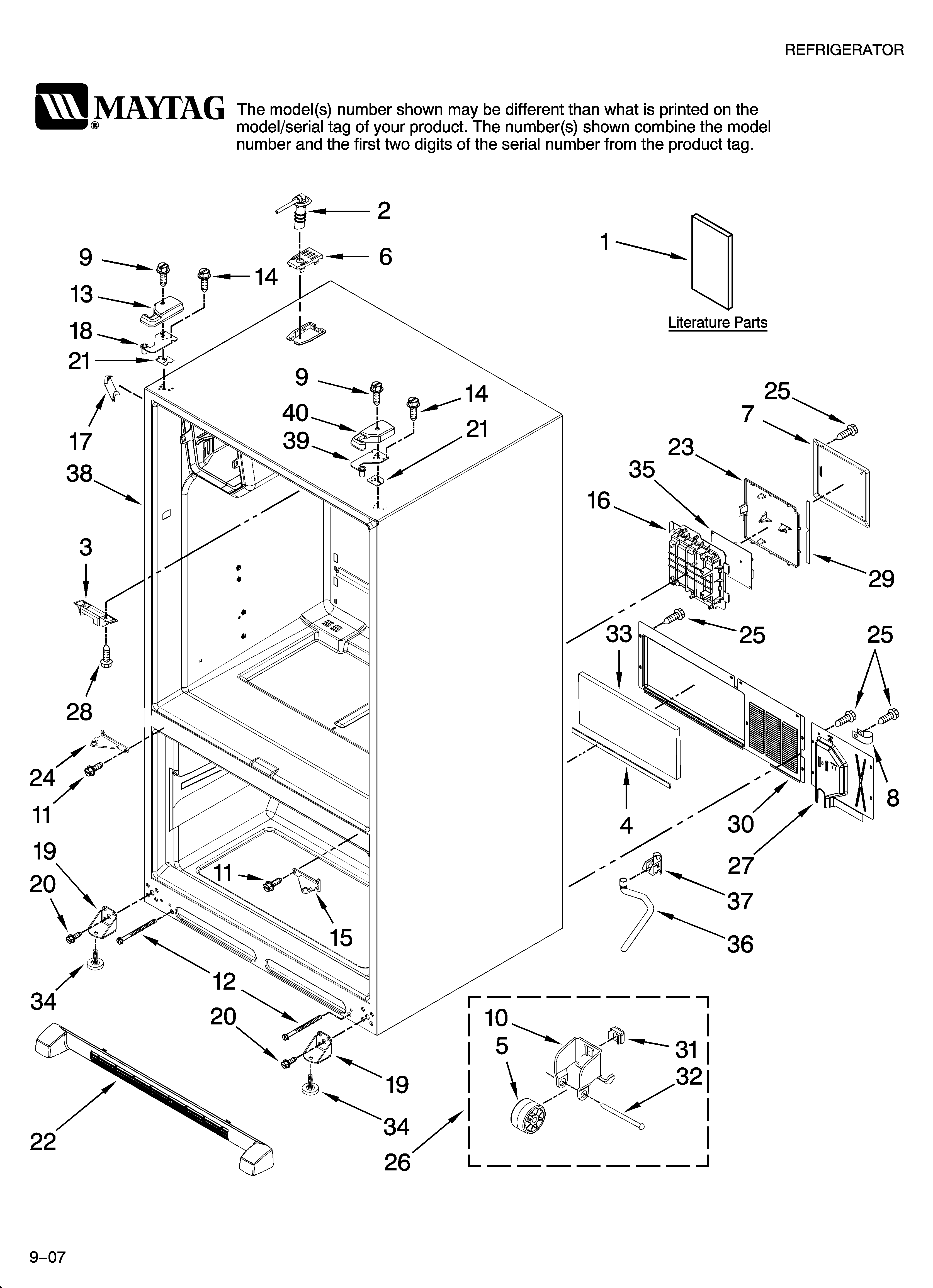 CABINET PARTS