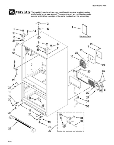 Cabinet parts
