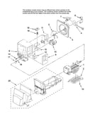 Motor and ice container parts