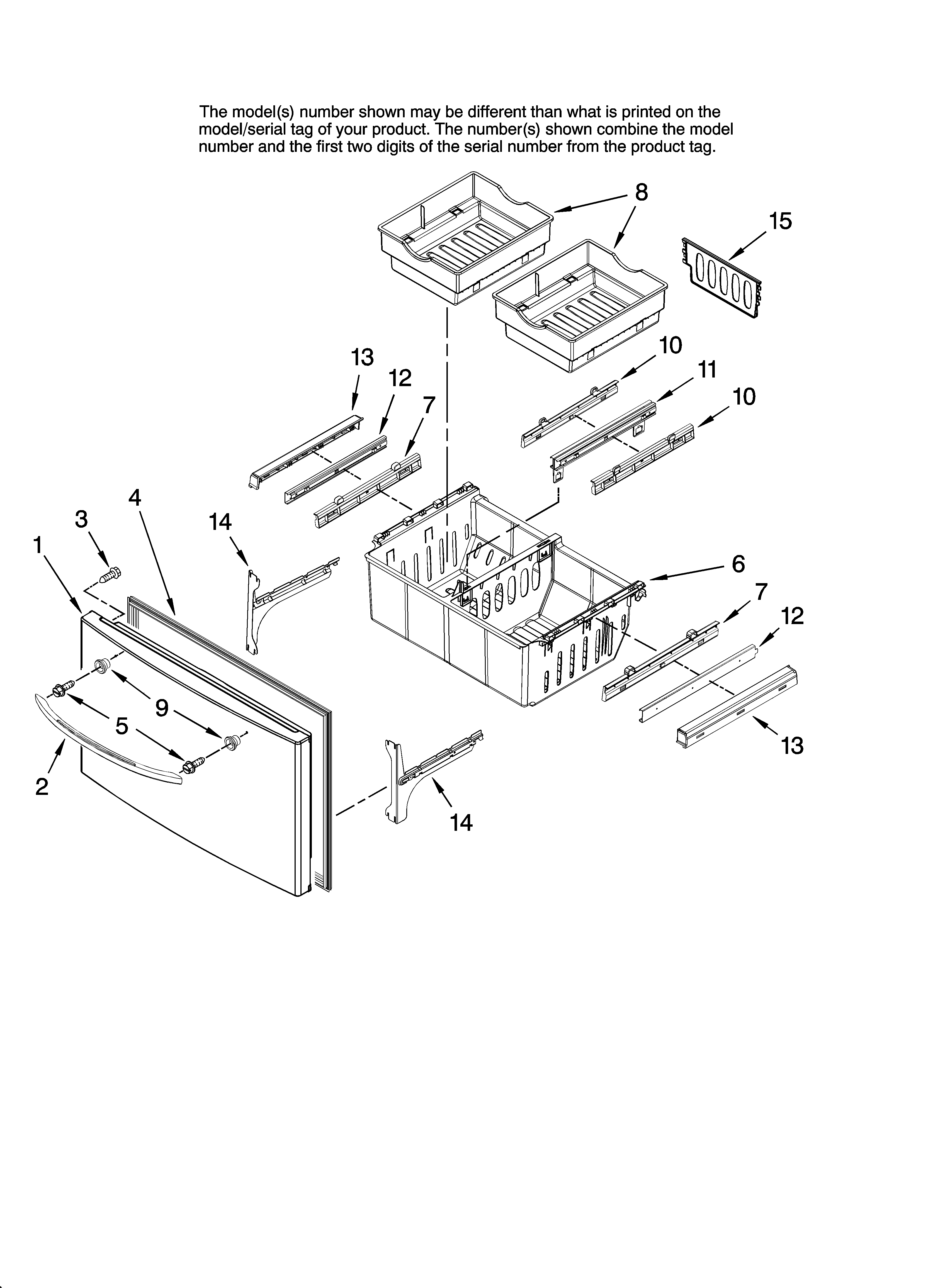 FREEZER DOOR PARTS