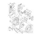 Maytag MGD5805TW1 bulkhead parts diagram