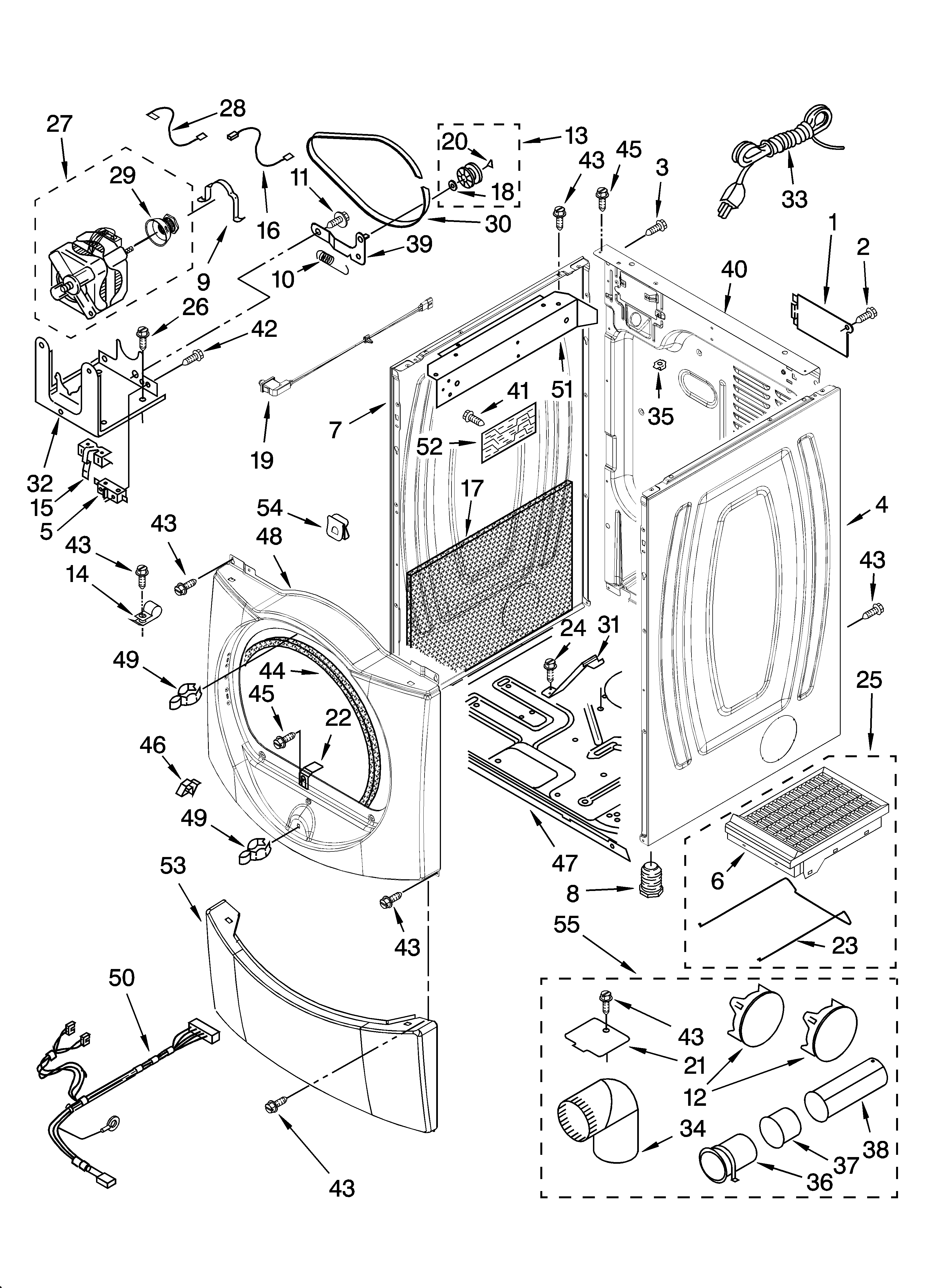 Cabinet parts
