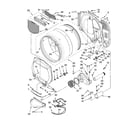 Maytag MGD9800TK0 bulkhead parts diagram