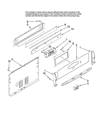 Control panel parts