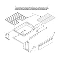Drawer and rack parts, optional parts (not included)