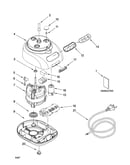 Motor and housing parts