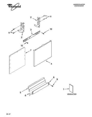Door and panel parts