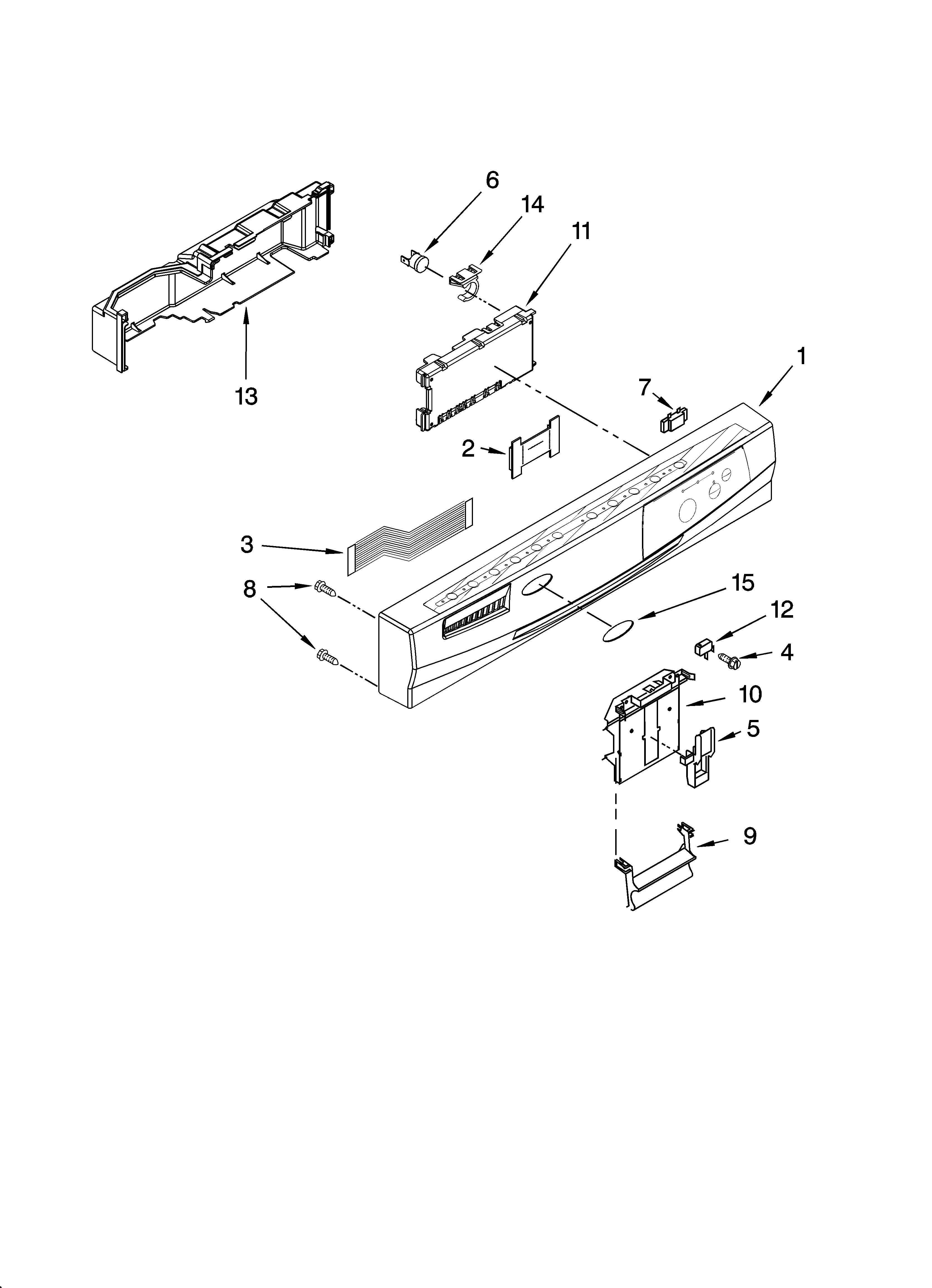 Control panel parts