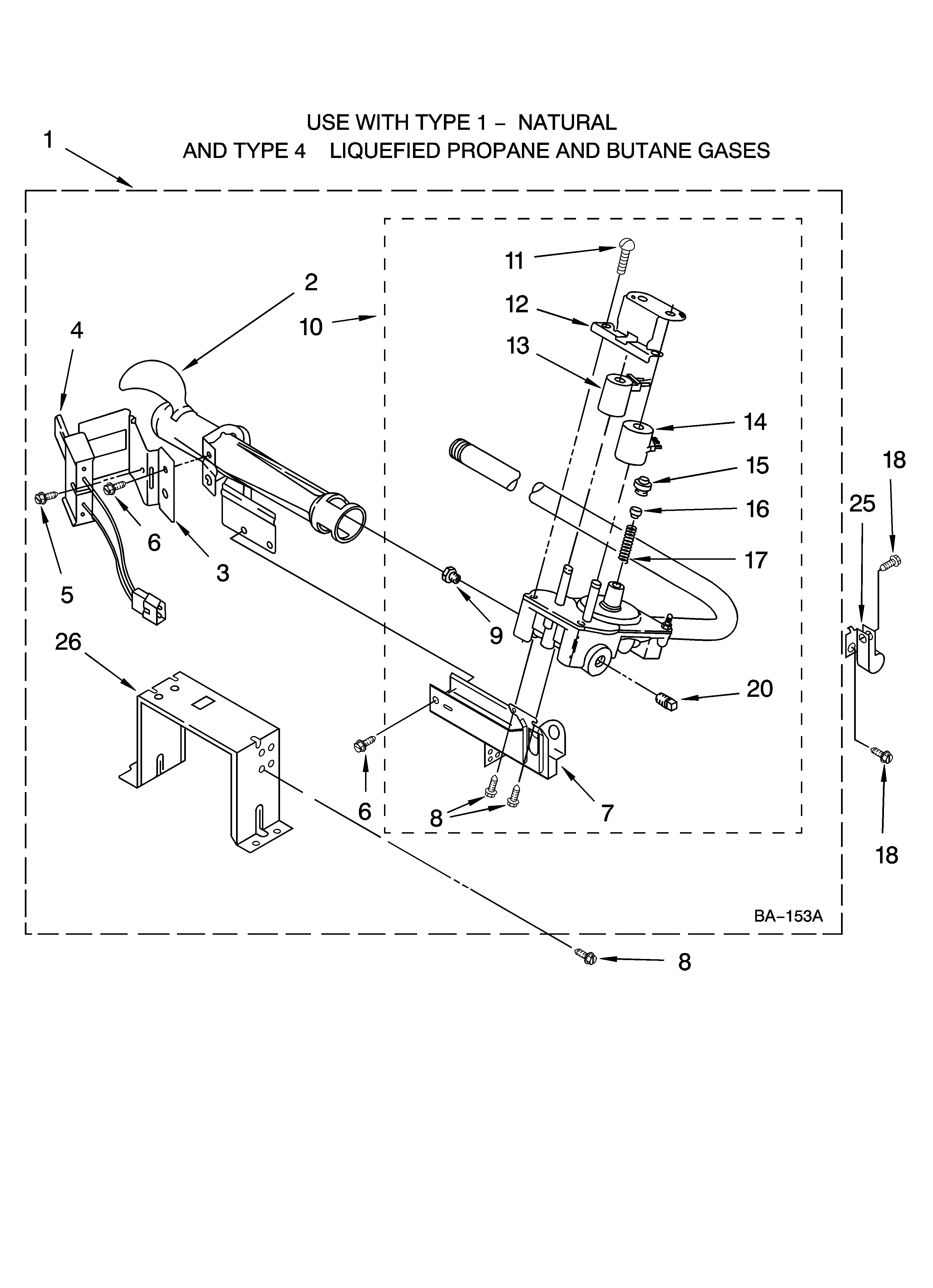 8576353 BURNER ASSEMBLY