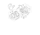 Whirlpool 7MWGD9400TU0 door parts, optional parts (not included) diagram