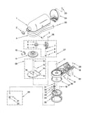 Case, gearing and planetary unit