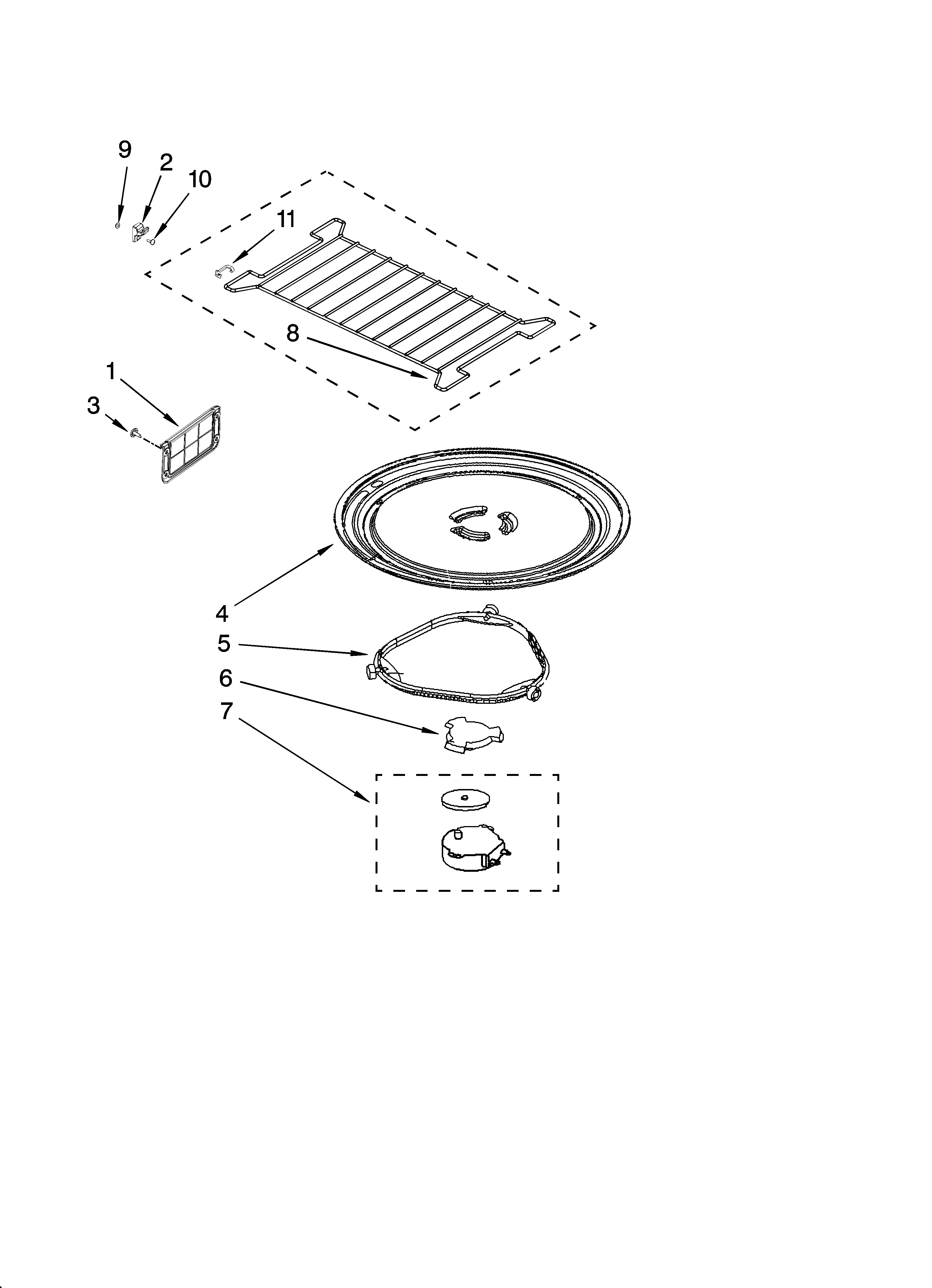 Turntable parts