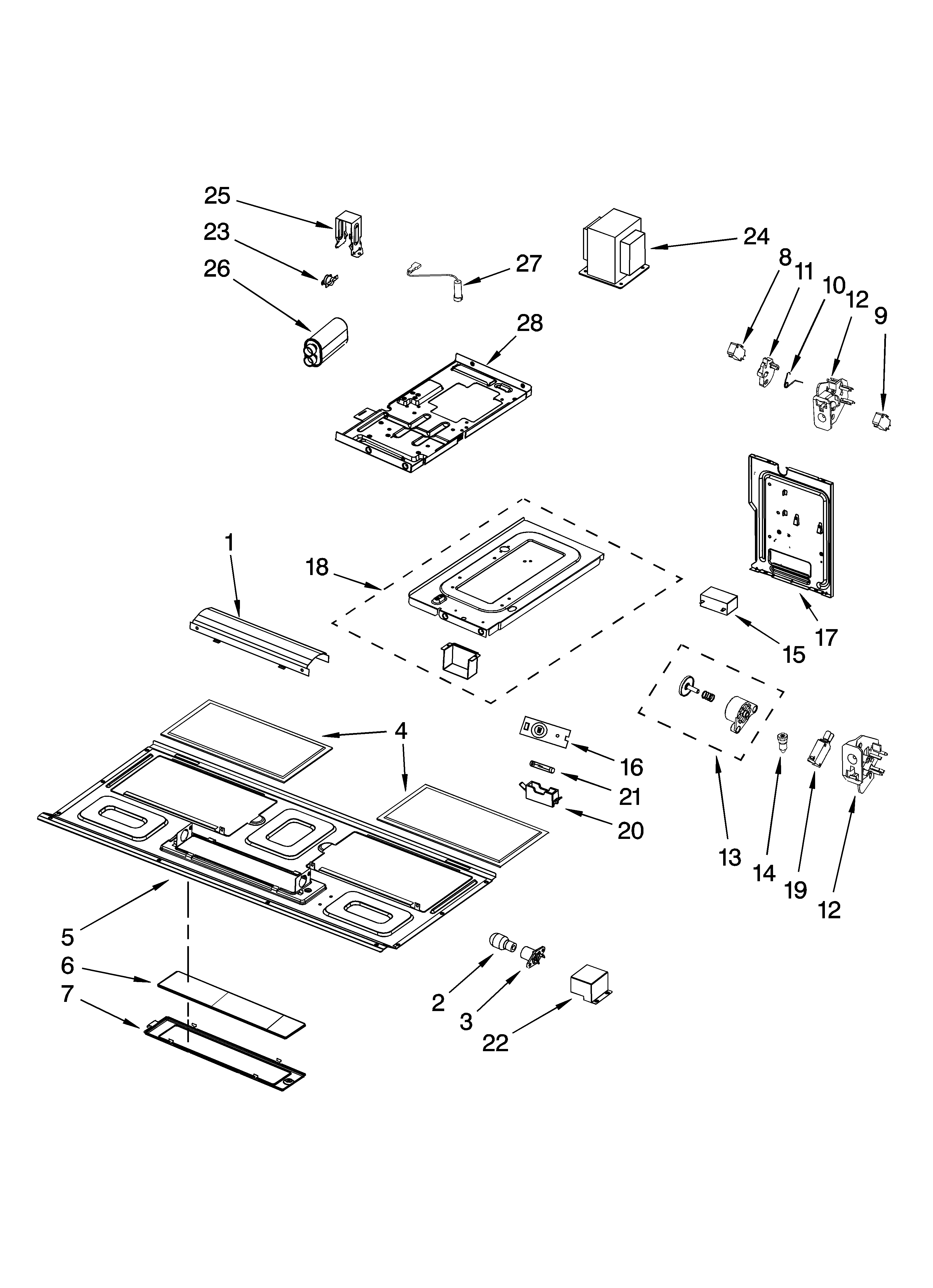 Interior and ventilation parts