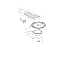 Whirlpool MH2175XSB2 turntable parts diagram